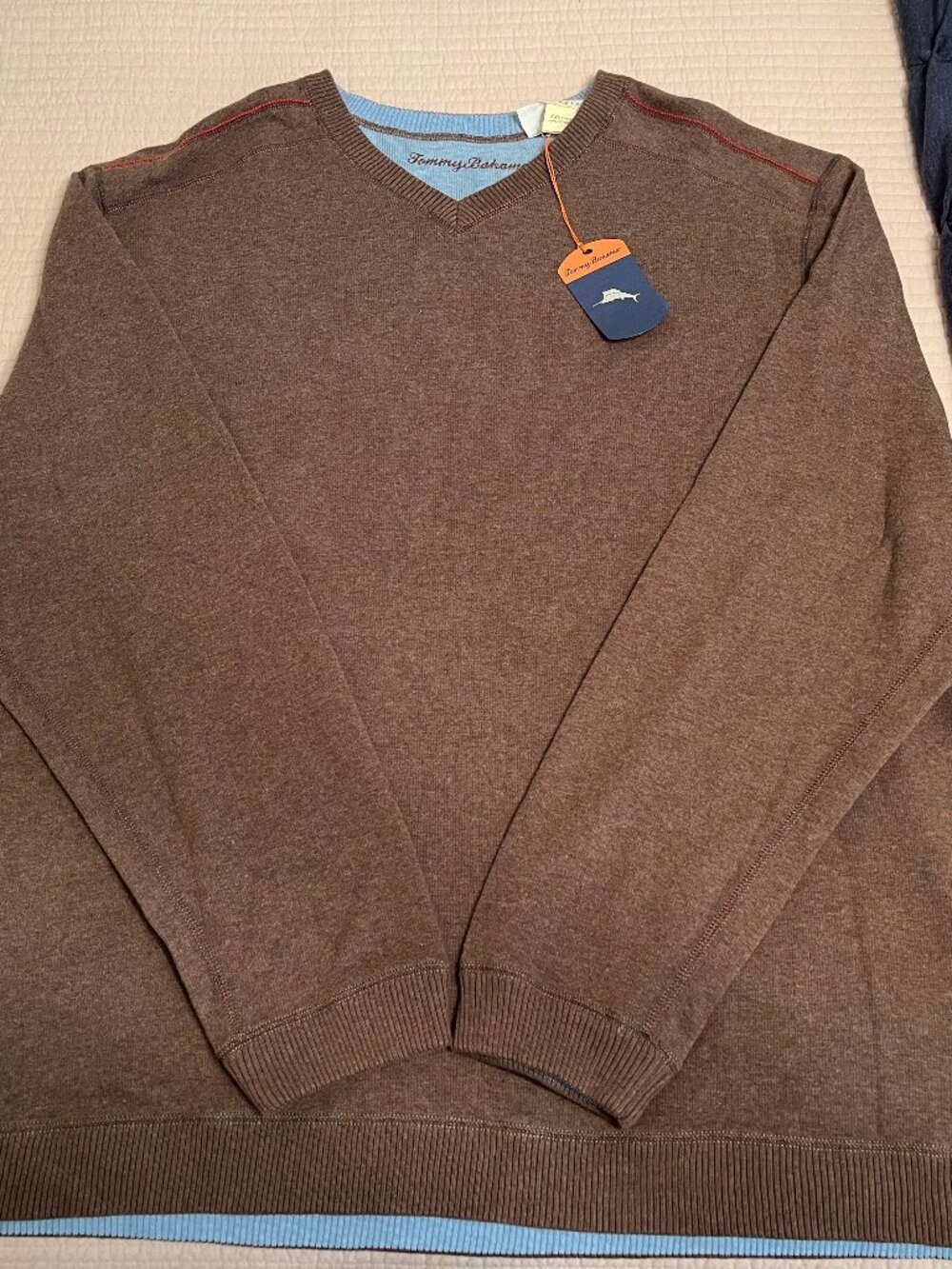 Tommy Bahama Reversible V-neck sweater
